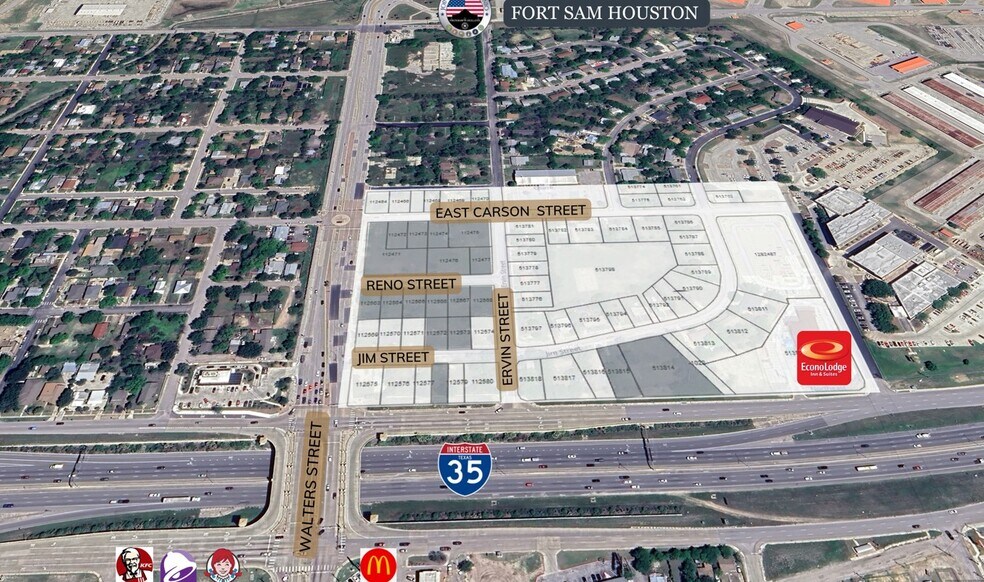 Walters Street & IH-35 Lots, San Antonio, TX à vendre - Aérien – Image 2 sur 5