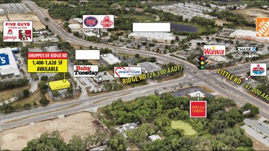 8528-8536 Ridge Rd, New Port Richey, FL - Vue aérienne  vue de carte