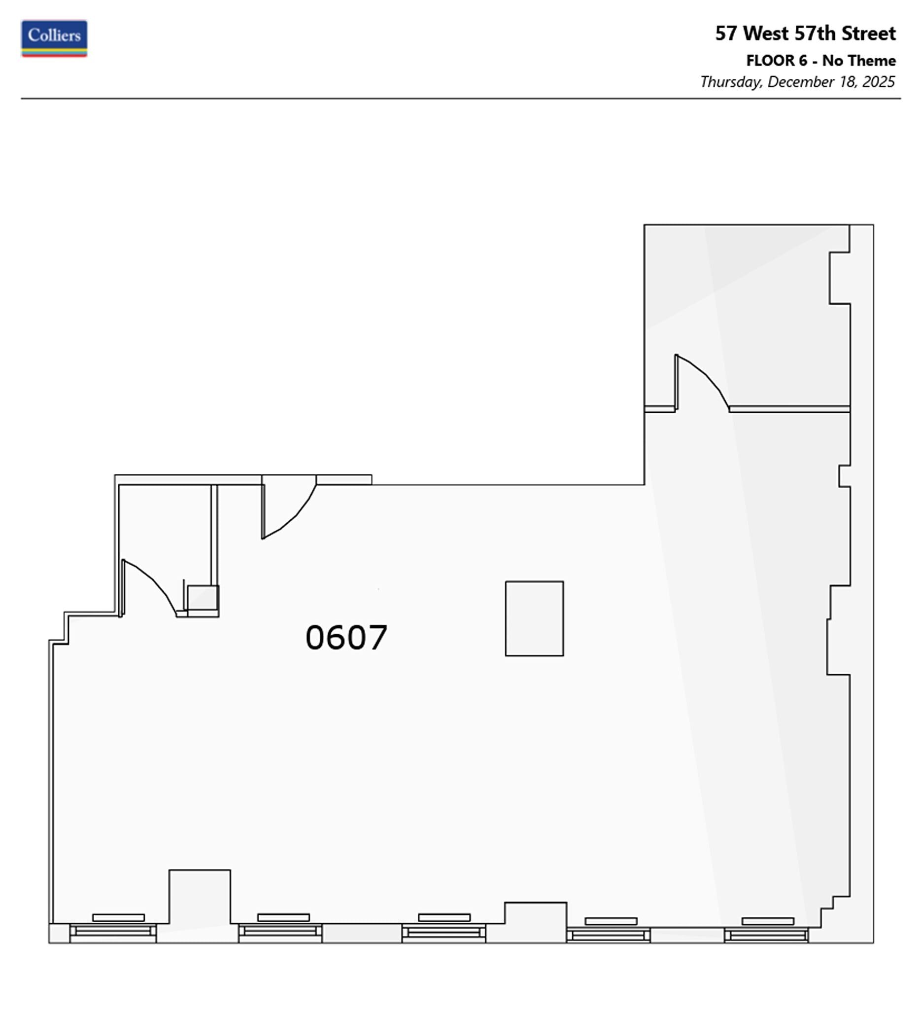 57 W 57th St, New York, NY à louer Plan d’étage– Image 1 sur 5