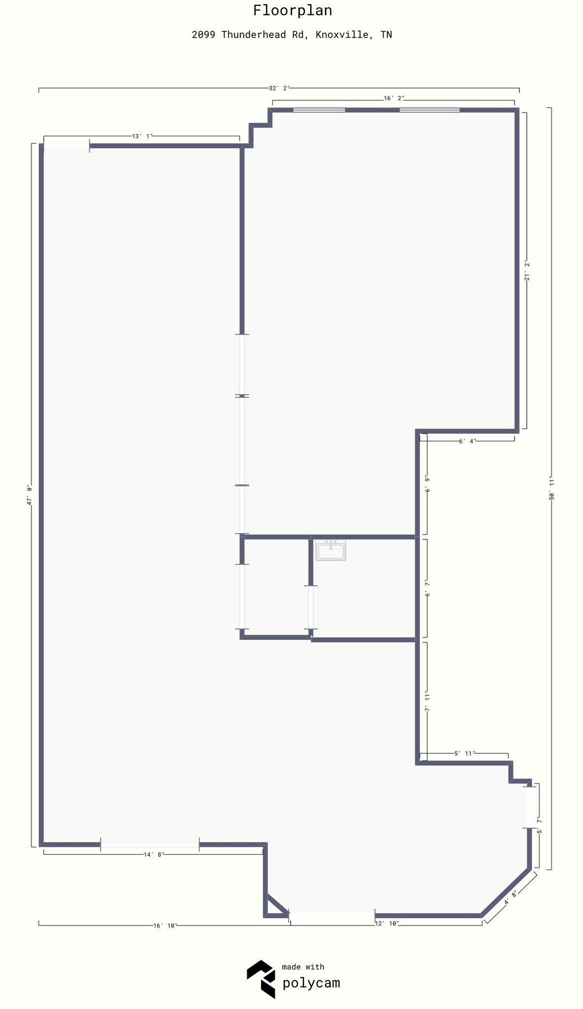 2099 Thunderhead Rd, Knoxville, TN à louer Plan d’étage– Image 1 sur 1