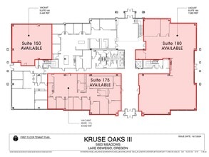 5500 Meadows Rd, Lake Oswego, OR à louer Plan d’étage– Image 1 sur 1