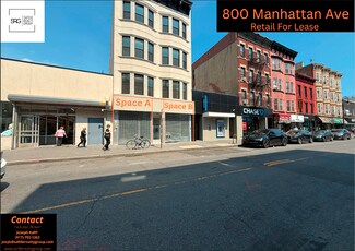 Plus de détails pour 800 Manhattan Ave, Brooklyn, NY - Local commercial à louer