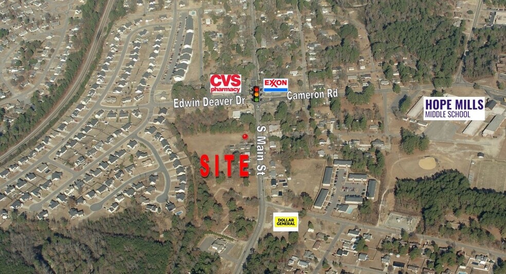 4042 Main St, Hope Mills, NC à vendre - Aérien – Image 1 sur 4