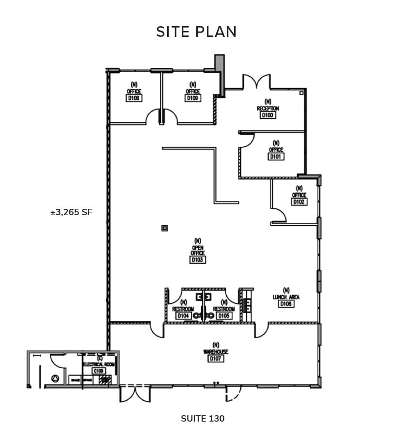 3290 Guasti Rd, Ontario, CA à louer Plan d’étage– Image 1 sur 1