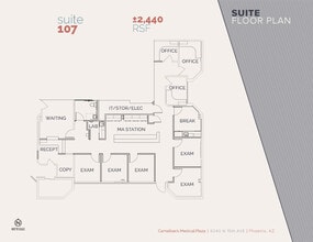 5040 N 15th Ave, Phoenix, AZ à louer Plan d’étage– Image 1 sur 1