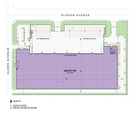 17713 Slover Ave, Bloomington, CA à louer Plan de site– Image 1 sur 2