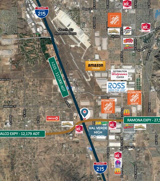 0 Nevada Ave, Perris, CA à vendre - Photo de l’immeuble – Image 2 sur 3