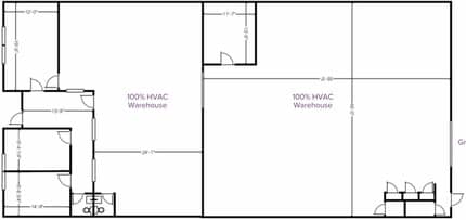 13300 McCormick Dr, Tampa, FL à louer Plan d’étage– Image 1 sur 2