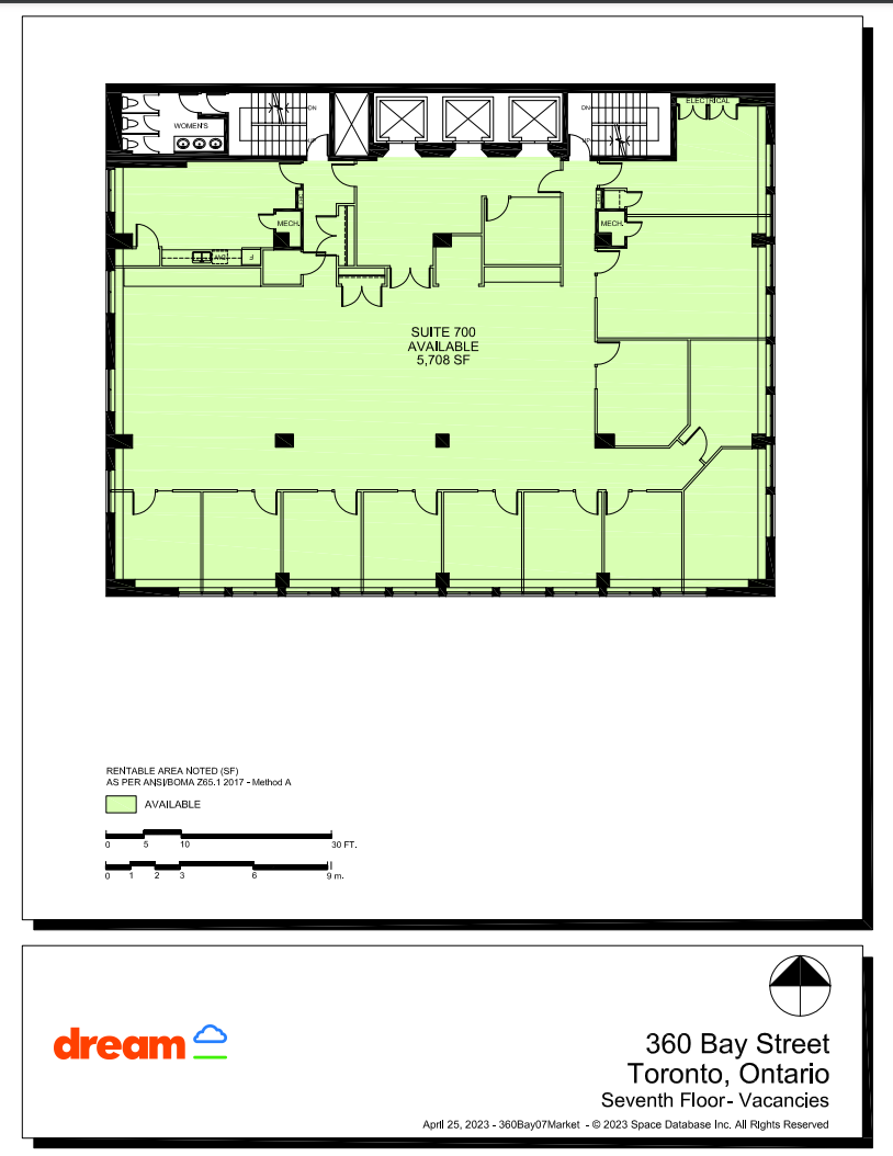 360 Bay St, Toronto, ON à louer Plan d’étage– Image 1 sur 1