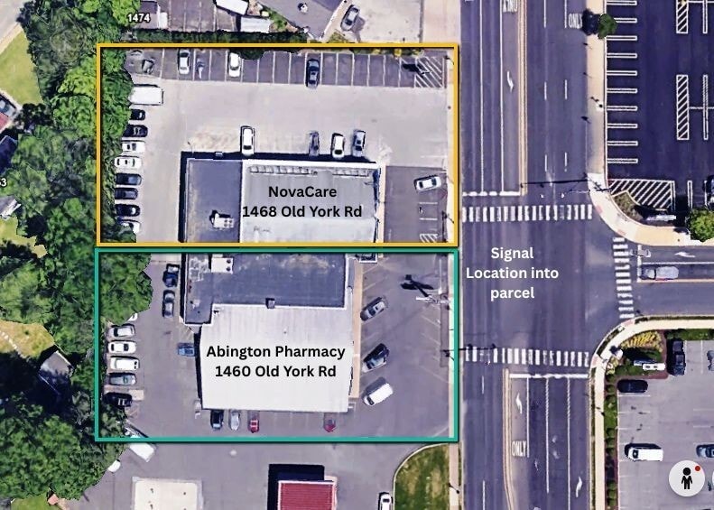 1460 - 1468 Old York Rd portefeuille de 2 biens à vendre sur LoopNet.fr - Aérien – Image 2 sur 5