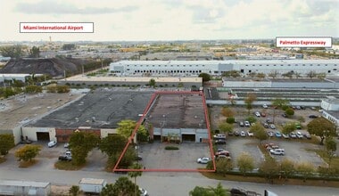 7480 NW 52nd St, Miami, FL - Vue aérienne vue de carte - Image1