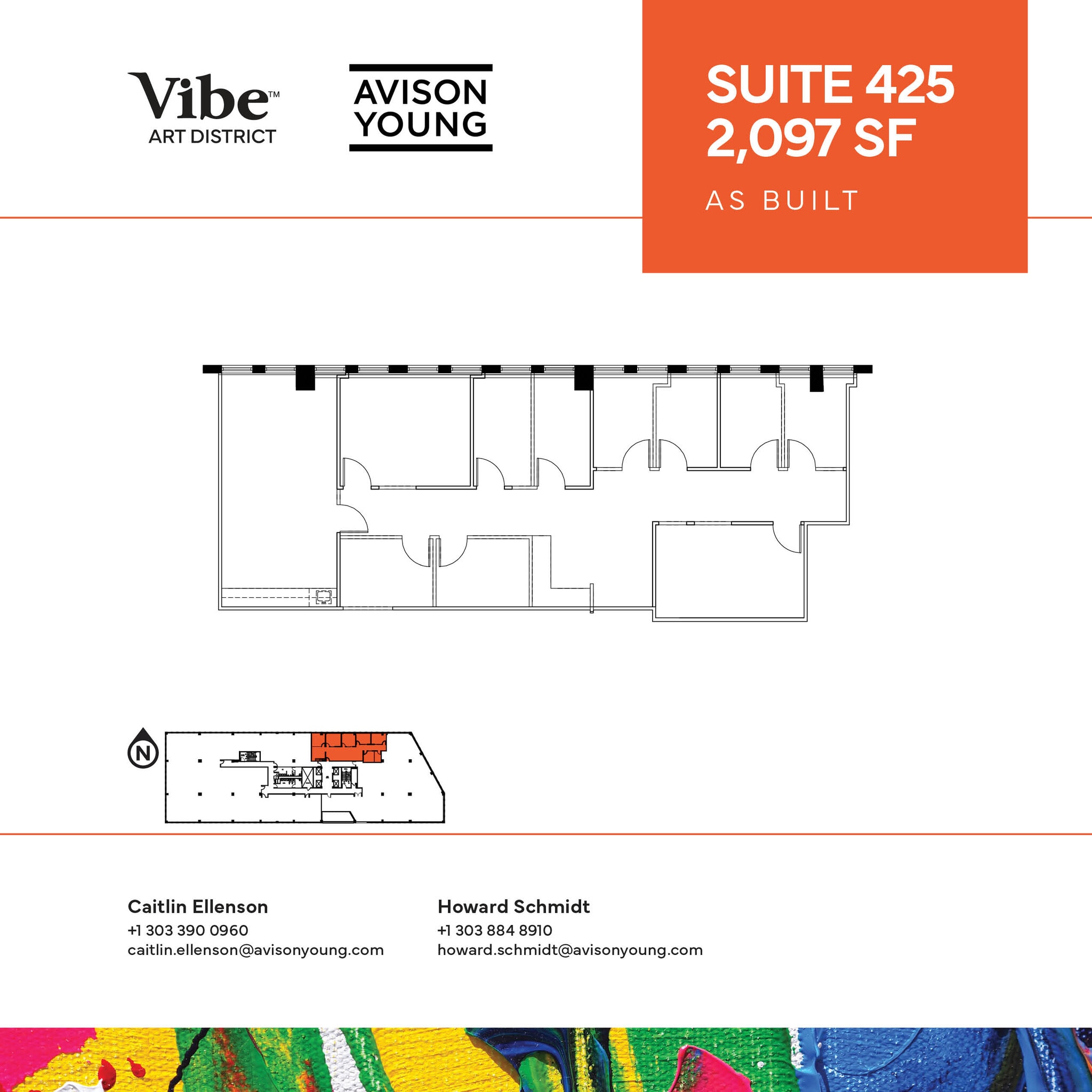 1391 N Speer Blvd, Denver, CO à louer Plan d’étage– Image 1 sur 2