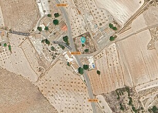 Abanilla, MUR - Vue aérienne vue de carte