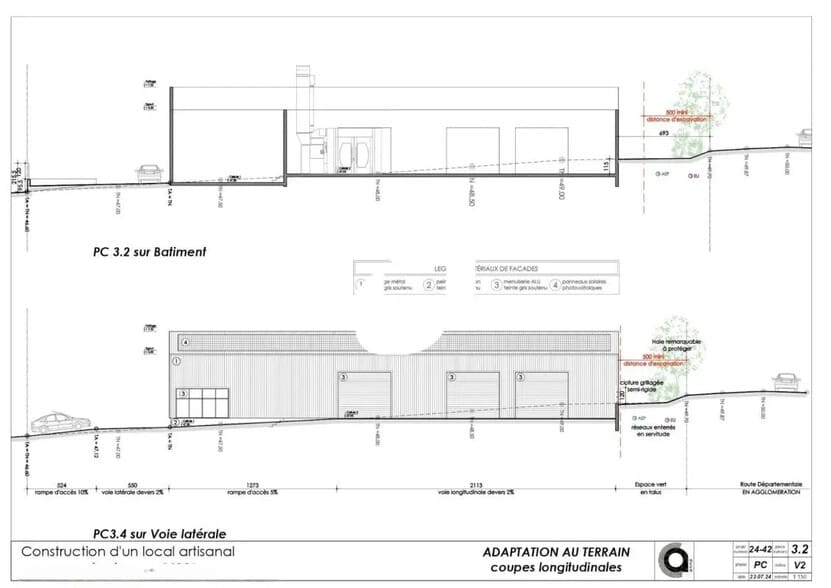 Local d’activités dans Casson à louer - Photo de l’immeuble – Image 2 sur 5