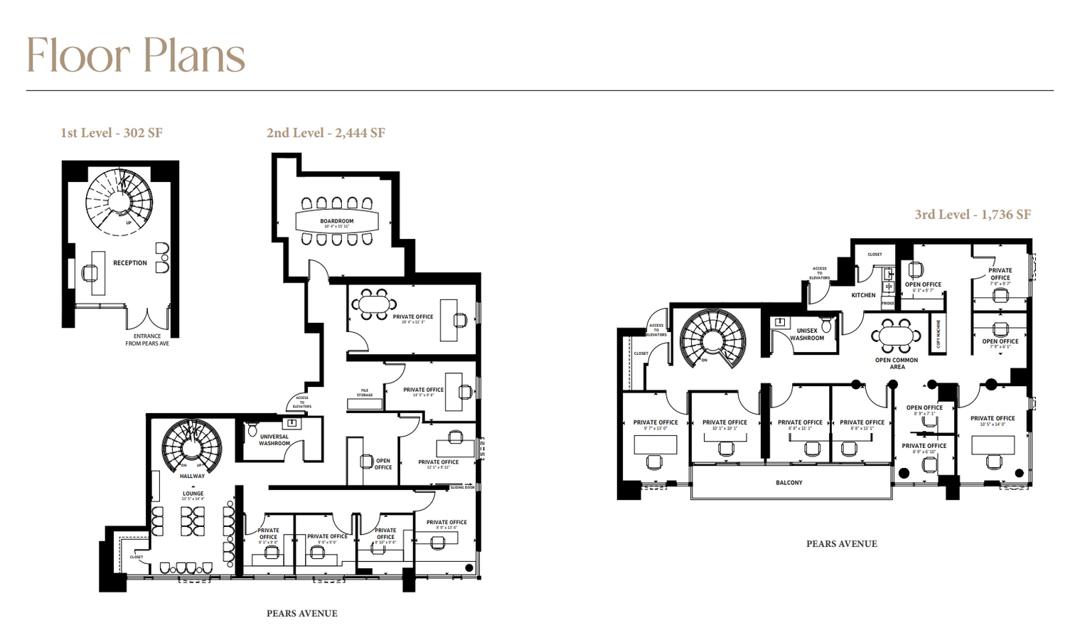 128 Pears Ave, Toronto, ON M5R 2J1 - Lot Office -  - Plan d’étage - Image 1 of 1