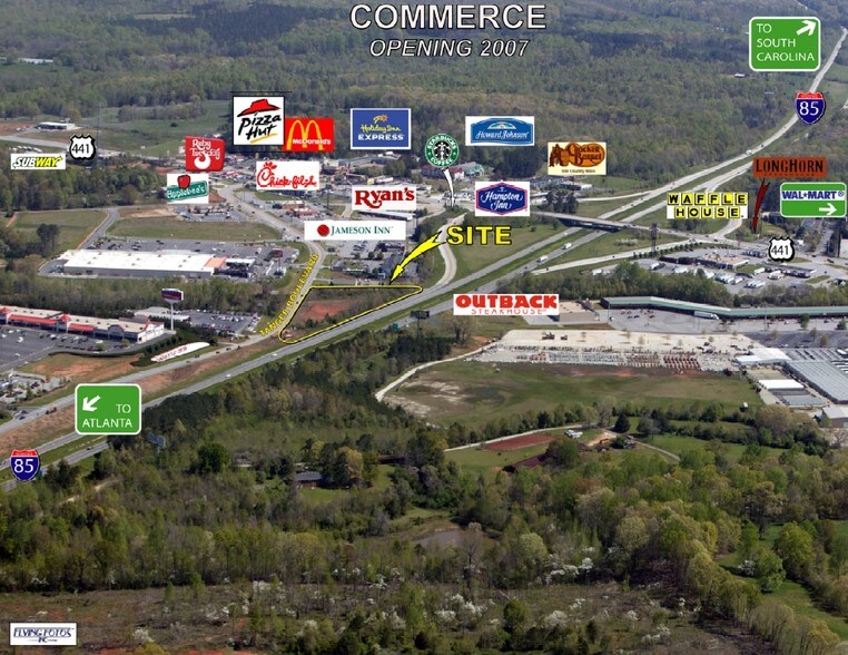 293-313 Stephen B. Tanger Blvd, Commerce, GA à louer - Aérien – Image 2 sur 4