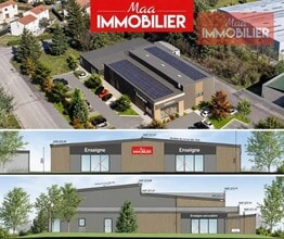 8 Boulevard De La Nation, Monistrol-sur-Loire, HL - Vue aérienne vue de carte