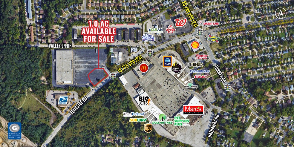 Rockside Rd, Garfield Heights, OH à vendre - Aérien – Image 1 sur 2