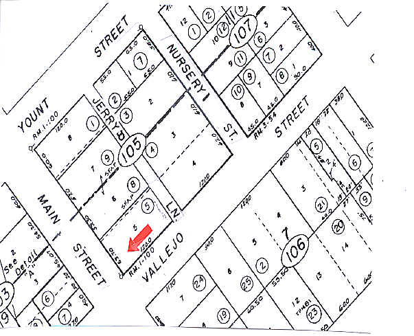 1600-1606 Main St, Napa, CA à louer - Plan cadastral – Image 2 sur 3