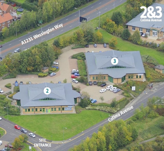 3 Colima Ave, Sunderland à louer - Aérien – Image 3 sur 3