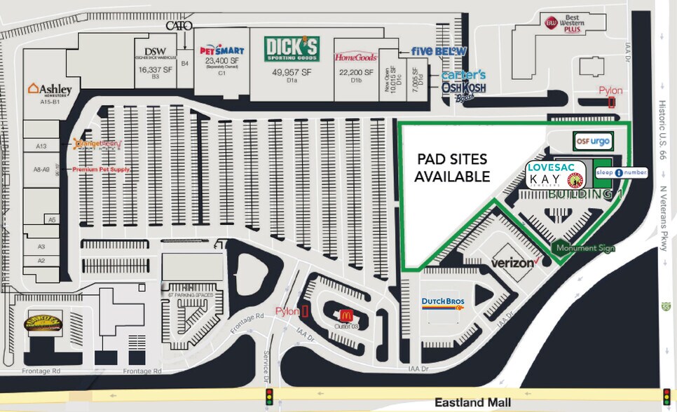 510 Iaa Dr, Bloomington, IL à louer - Plan de site – Image 2 sur 8