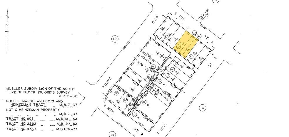 410 W 7th St, Los Angeles, CA à vendre - Plan cadastral – Image 2 sur 9