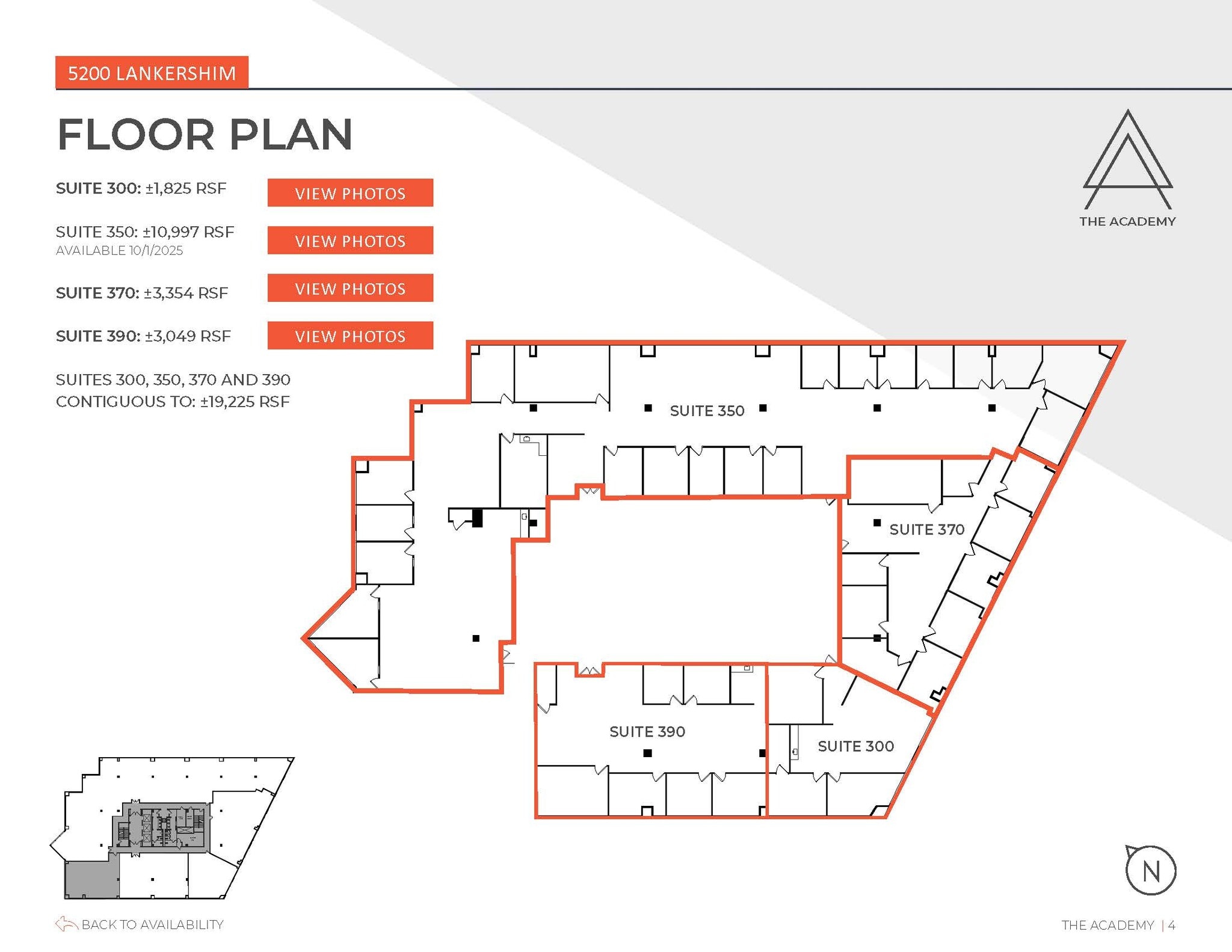 5200 Lankershim Blvd, North Hollywood, CA à louer Plan d’étage– Image 1 sur 1