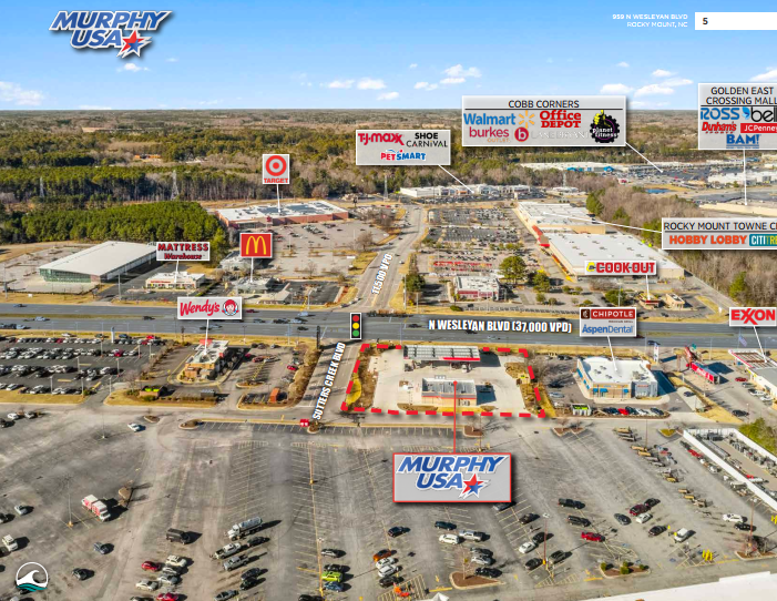 959 N Wesleyan Blvd, Rocky Mount, NC à vendre - Photo de l’immeuble – Image 3 sur 6