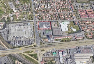 Vénissieux - Vue aérienne vue de carte