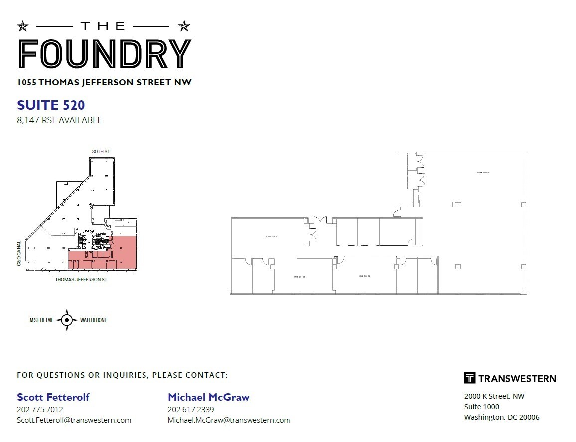 1055 Thomas Jefferson St NW, Washington, DC à louer Photo intérieure– Image 1 sur 1