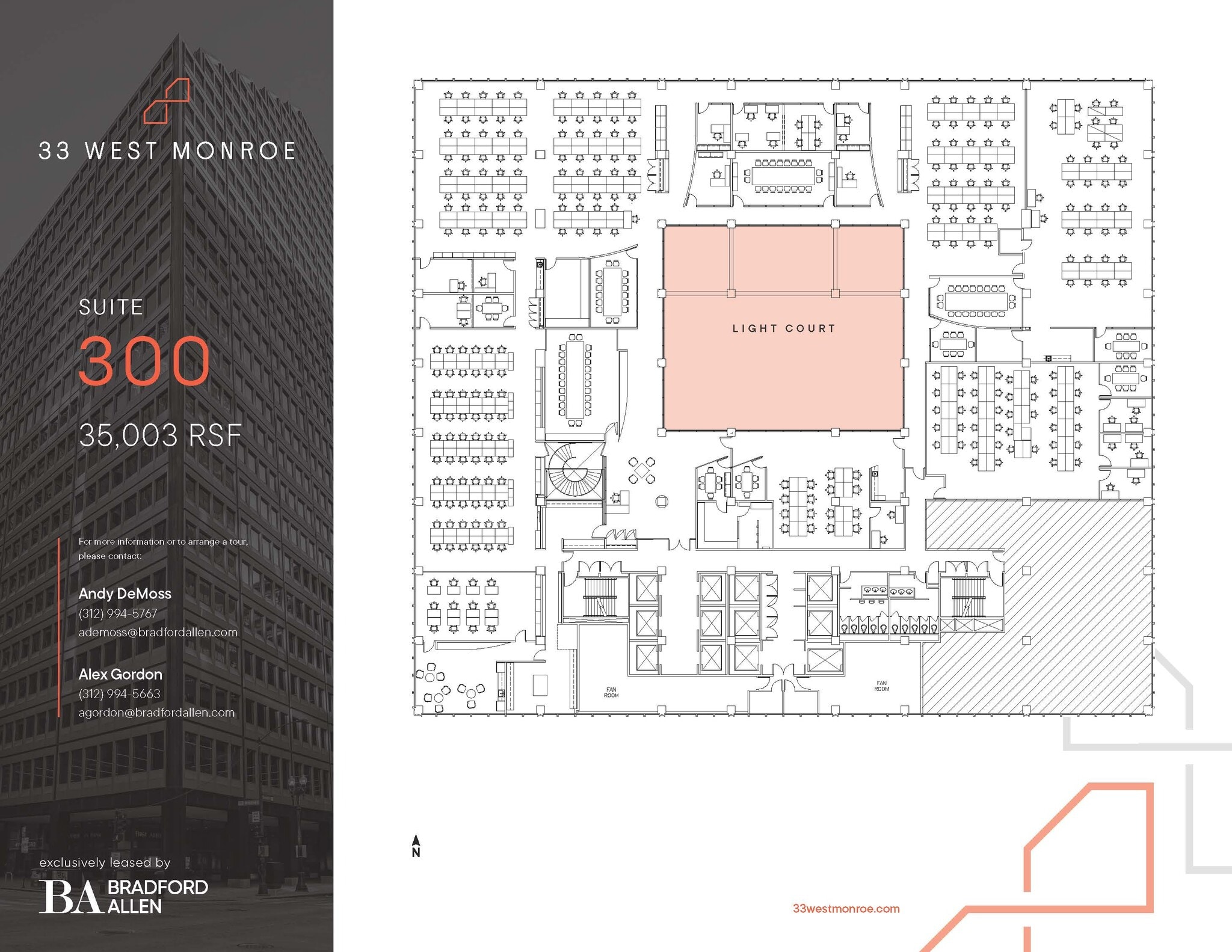 33 W Monroe St, Chicago, IL à louer Plan d’étage– Image 1 sur 1