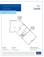 11777 Katy Fwy, Houston, TX à louer Plan de site– Image 2 sur 2