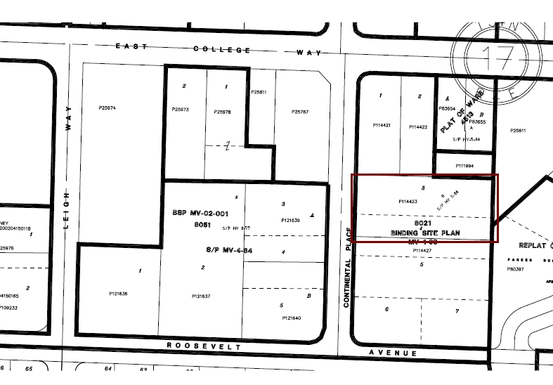 1600 Continental Pl, Mount Vernon, WA à louer - Plan cadastral – Image 3 sur 3