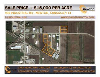 Plus de détails pour 900 Industrial, Newton, KS - Terrain à vendre