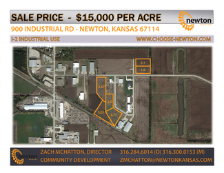 Plus de détails pour 900 Industrial, Newton, KS - Terrain à vendre