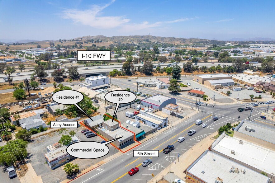 167 E 6th St, Beaumont, CA à vendre - Aérien – Image 1 sur 2