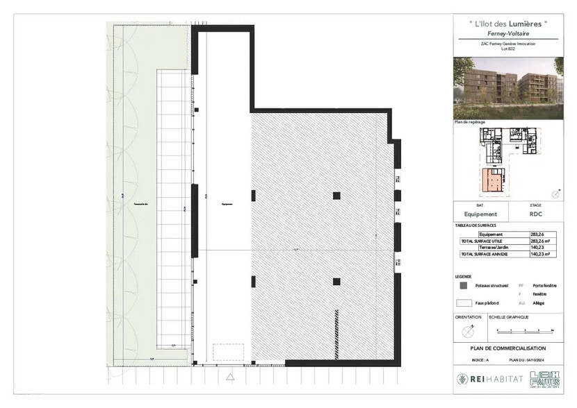 Local commercial dans Ferney-Voltaire à louer - Plan d’étage – Image 3 sur 3