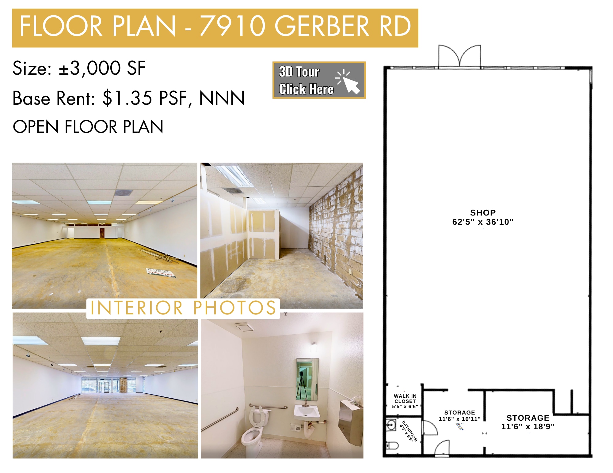 7802-7856 Gerber Rd, Sacramento, CA à louer Photo intérieure– Image 1 sur 3