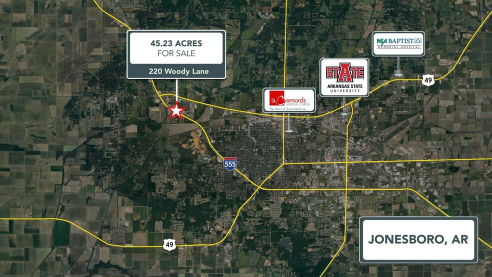 220 Woody Ln, Jonesboro, AR à vendre - Photo de l’immeuble – Image 2 sur 9