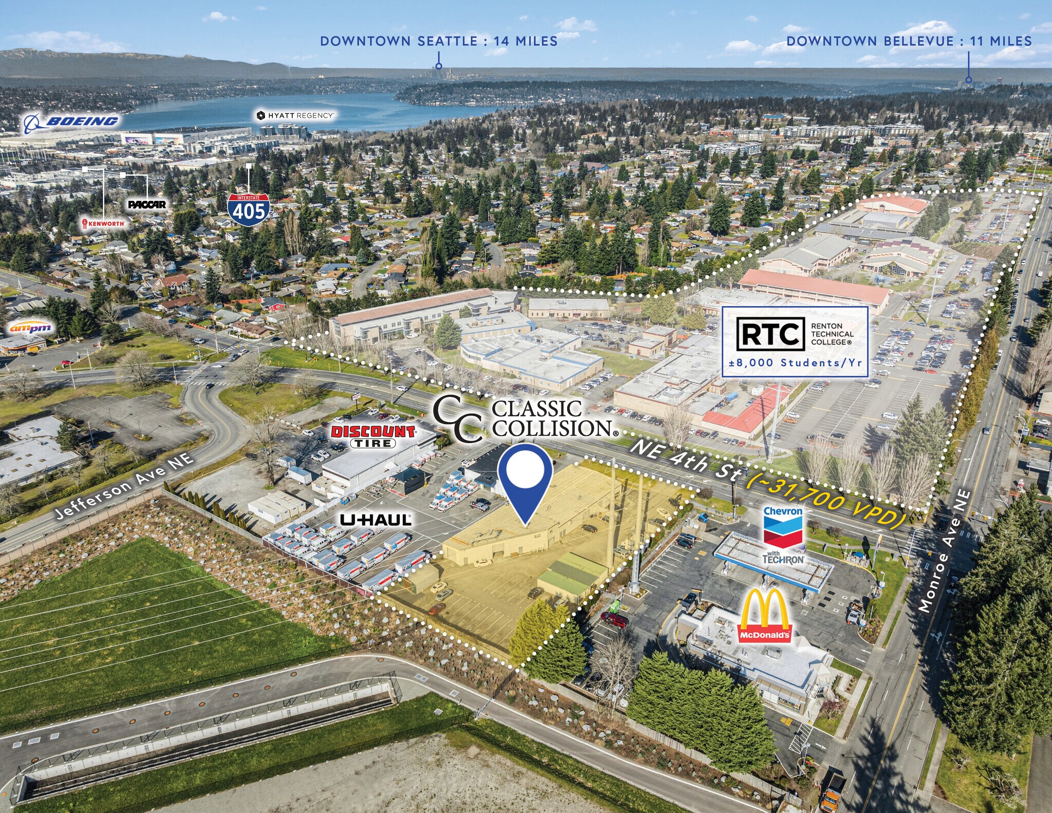 3205 NE 4th St, Renton, WA à vendre Photo principale– Image 1 sur 15