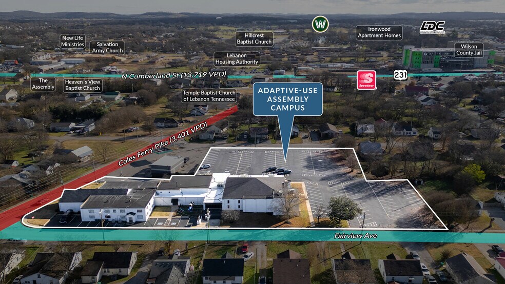 310 Coles Ferry Pike, Lebanon, TN à louer - Photo de l’immeuble – Image 3 sur 5