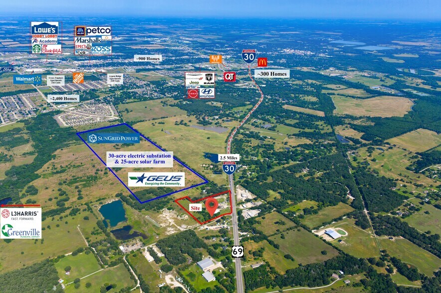 2244 Highway 69 S, Greenville, TX à vendre - Aérien – Image 3 sur 20
