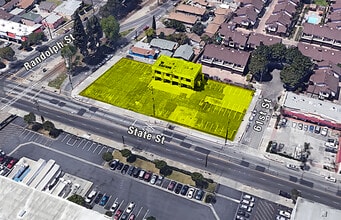 6101 State St, Huntington Park, CA - Vue aérienne vue de carte