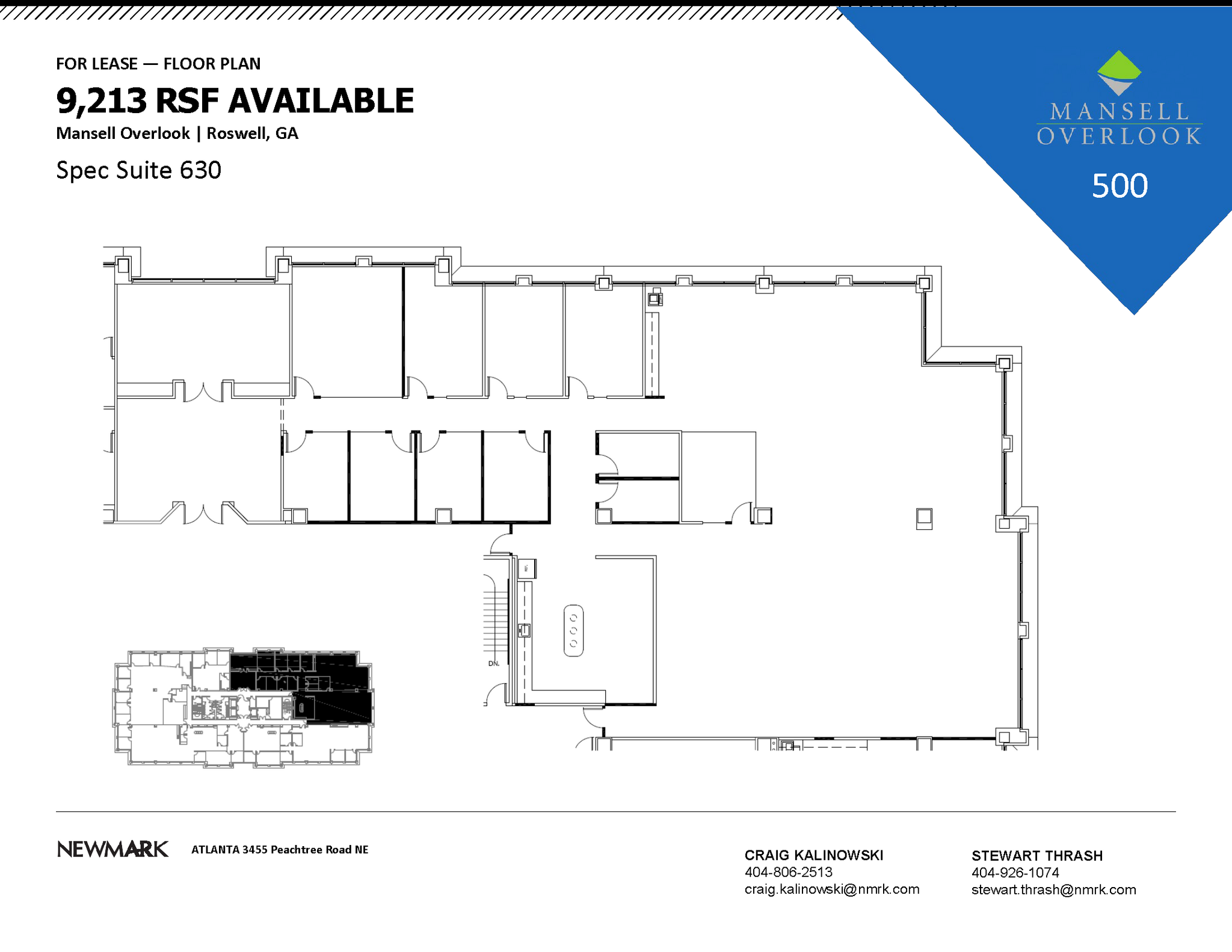 200 Mansell Ct E, Roswell, GA à louer Plan d’étage– Image 1 sur 1