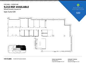 200 Mansell Ct E, Roswell, GA à louer Plan d’étage– Image 1 sur 1