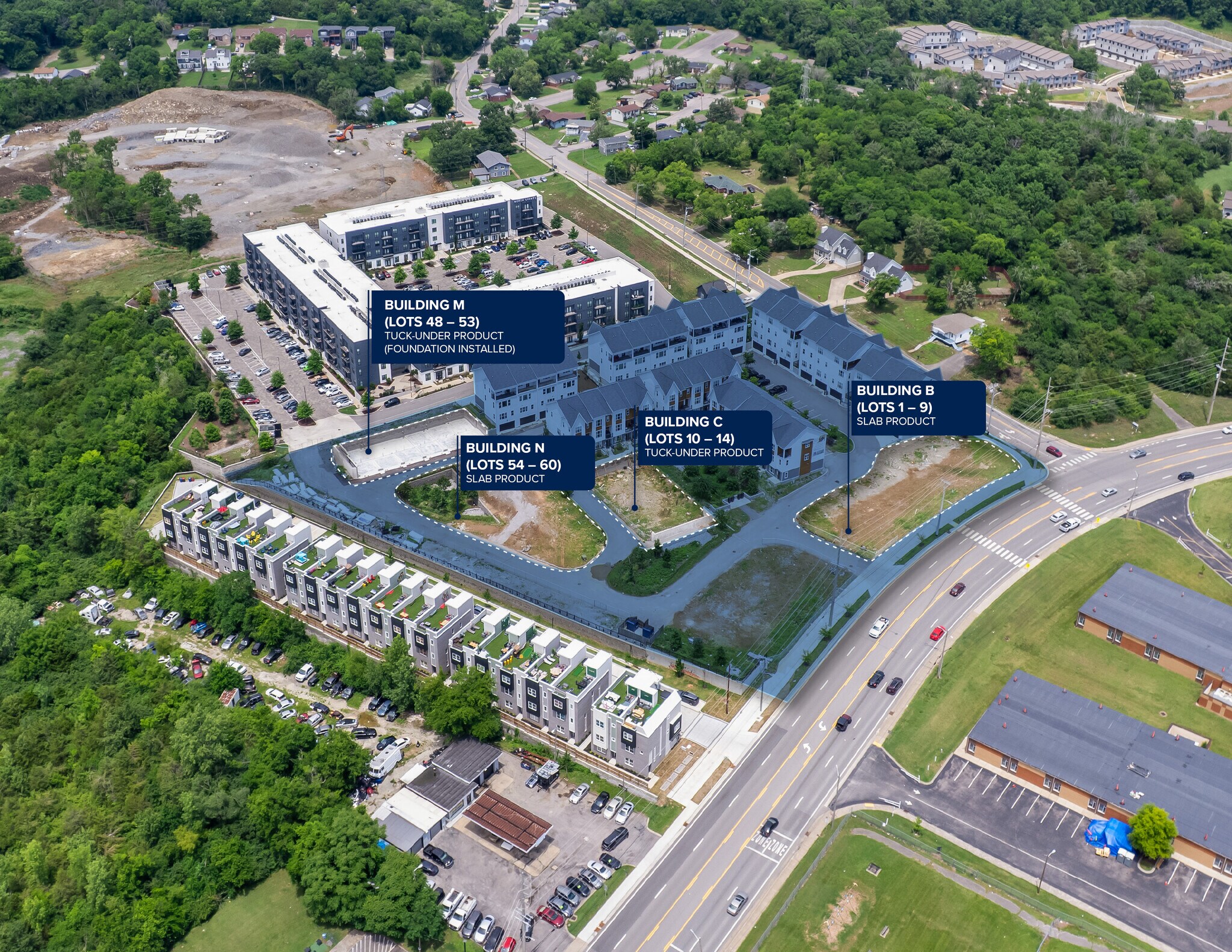 515 W Trinity Ln, Nashville, TN à vendre Photo de l’immeuble– Image 1 sur 9