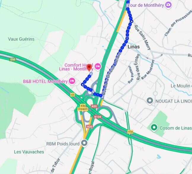 Local d'activités dans Linas à vendre - Plan d’étage – Image 2 sur 2