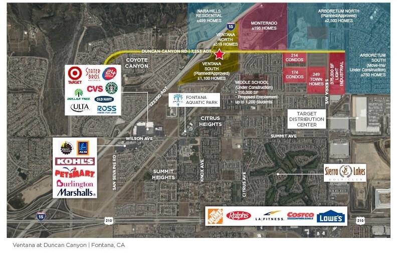 SEQ Duncan Canyon Rd & Interstate 15, Fontana, CA à louer - Aérien – Image 3 sur 5