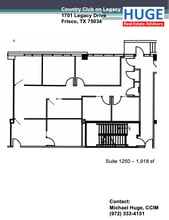 1701 Legacy Dr, Frisco, TX à louer Plan d’étage– Image 1 sur 1