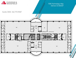 7595 TECHNOLOGY WAY, Denver, CO à louer Plan d’étage– Image 1 sur 1